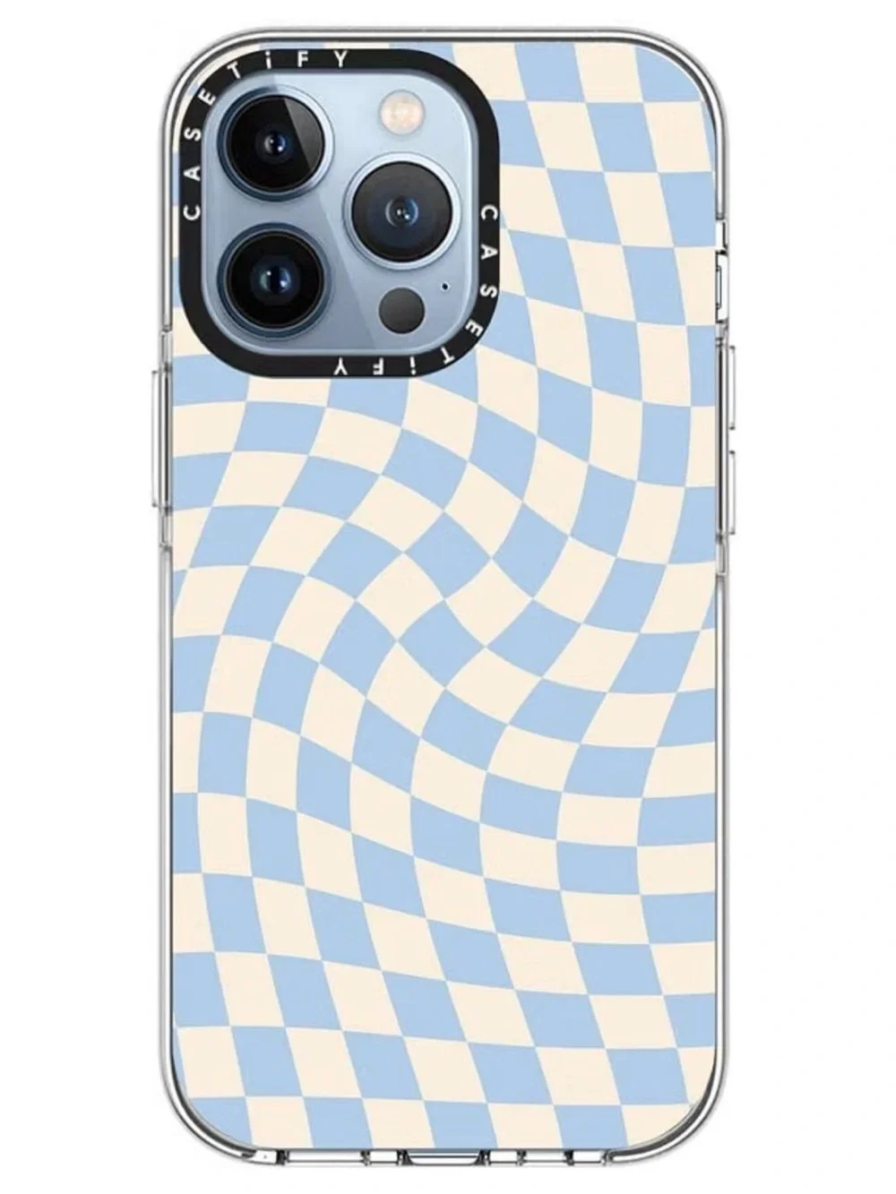 💙✨ CASETiFY Baby Blue Twist Clear iPhone 13 Pro MagSafe Case 📱